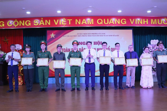 Phường Cửa Nam: phát huy sức mạnh toàn dân, giữ vững an ninh, trật tự từ cơ sở