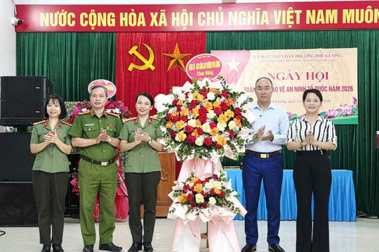 Phường Phú Lương tổ chức "điểm" ngày hội toàn dân bảo vệ an ninh tổ quốc năm 2026