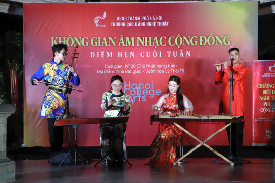 “Điểm hẹn cuối tuần” lan tỏa âm nhạc truyền thống giữa lòng Thủ đô