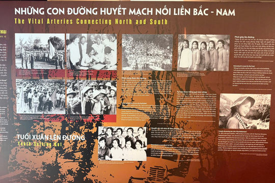 Trưng bày chuyên đề "Thời thanh xuân từ đường Trường Sơn đến đường 1C huyền thoại"