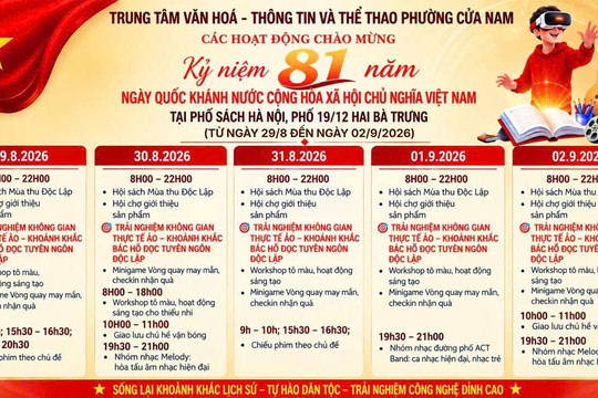 Sống lại khoảnh khắc lịch sử tại Phố Sách Hà Nội: Khi công nghệ bổ trợ cho tri thức và lòng tự hào dân tộc