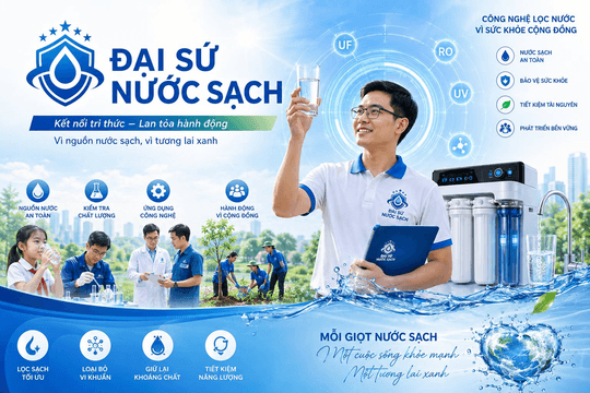 Kết nối tri thức với cộng đồng trong hành trình “Đại sứ Nước sạch”