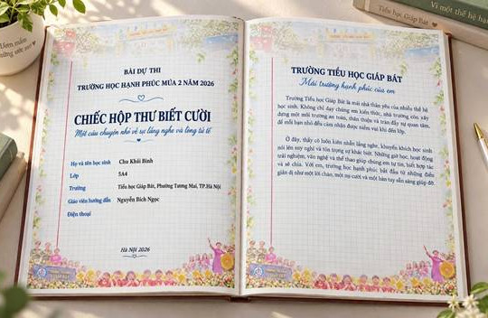 “Chiếc hộp thư biết cười”: Hạnh phúc học đường bắt đầu từ sự lắng nghe