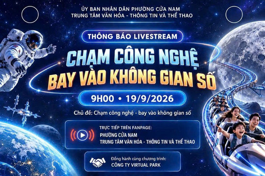 Sôi động chương trình “Chạm công nghệ – Bay vào không gian số” tại Phố Sách Hà Nội