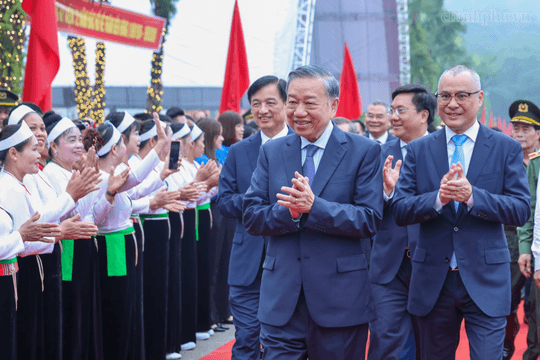Phát biểu của Tổng Bí thư, Chủ tịch nước Tô Lâm tại Lễ kỷ niệm 72 năm Ngày Bác Hồ về thăm Đền Hùng