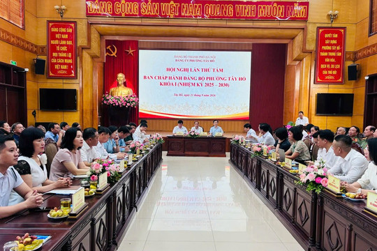 Tây Hồ tập trung tháo gỡ điểm nghẽn, quyết tâm hoàn thành các chỉ tiêu năm 2026