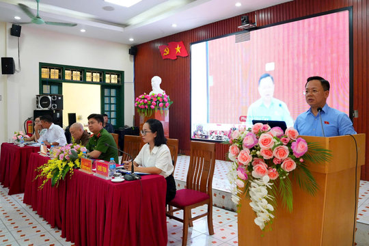 ĐBQH Thành phố Hà Nội tiếp xúc cử tri 14 xã, phường trước kỳ họp thứ Hai, Quốc hội khóa XVI