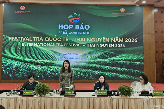 Festival Trà quốc tế - Thái Nguyên năm 2026: Kết nối di sản, lan tỏa giá trị trà Việt