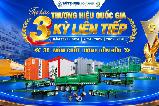Tân Thanh Container ba kỳ liên tiếp đạt Thương hiệu Quốc gia Việt Nam