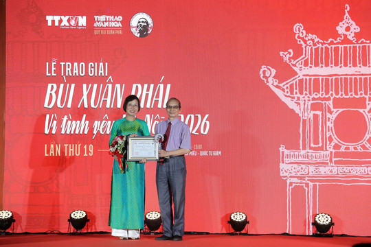 Giải thưởng Bùi Xuân Phái - Vì tình yêu Hà Nội 2026: Tôn vinh những cống hiến và tình yêu với Hà Nội