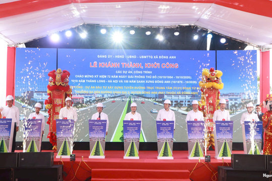 Xã Đông Anh: Khởi công và khánh thành các công trình, dự án trọng điểm