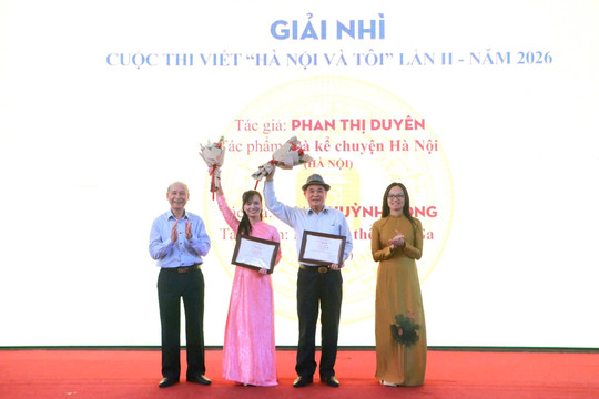 Tổng kết và trao giải Cuộc thi viết “Hà Nội & Tôi” lần thứ II: Bồi đắp ý thức gìn giữ, phát huy bản sắc Thủ đô