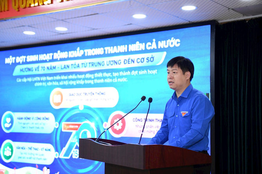 Nhiều hoạt động kỷ niệm 70 năm Hội Liên hiệp Thanh niên Việt Nam tại Hà Nội