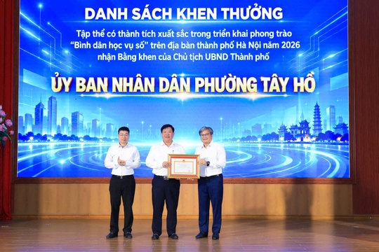 Phường Tây Hồ phát động đợt cao điểm chuyển đổi số 2026
