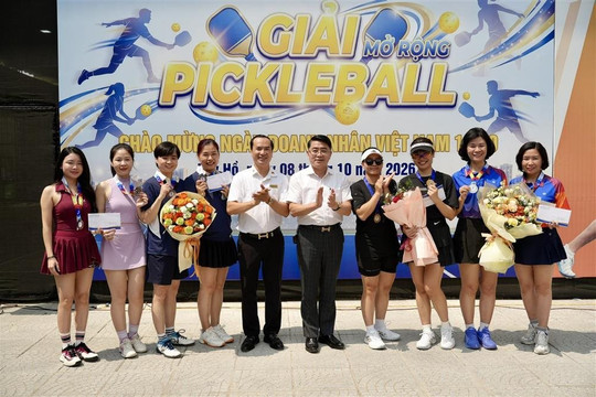 Đảng ủy Doanh nghiệp phường Tây Hồ tổ chức Giải Pickleball năm 2026