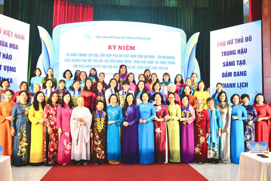 Hà Nội biểu dương 10 phụ nữ Thủ đô tiêu biểu năm 2026