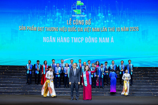 SeABank lần thứ 4 liên tiếp được vinh danh Thương hiệu Quốc gia Việt Nam