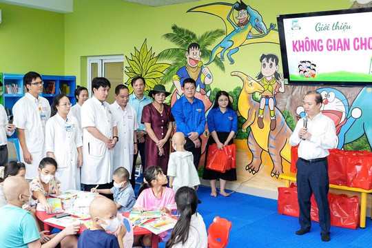 “Không gian cho em” của Bệnh viện Trung ương Huế là mô hình tiêu biểu trong chương trình “Bứt phá Việt Nam”