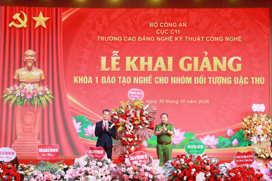 Trường Cao đẳng nghề Kỹ thuật công nghệ khai giảng khóa đào tạo cho nhóm đối tượng đặc thù