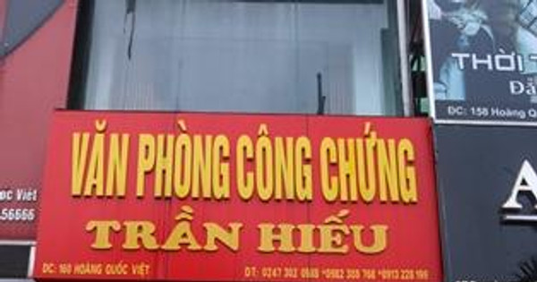 160 Hoàng Quốc Việt, Cầu Giấy, Hà Nội: Văn phòng công chứng Trần Hiếu