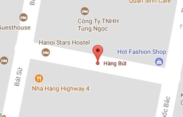 Phố Hàng Bút, quận Hoàn Kiếm, Hà Nội.