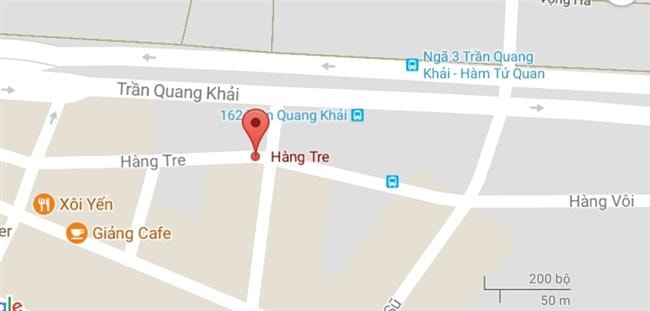 Phố Hàng Tre, quận Hoàn Kiếm, Hà Nội.