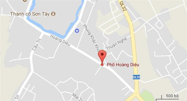 Phố Hoàng Diệu, thị xã Sơn Tây, Hà Nội