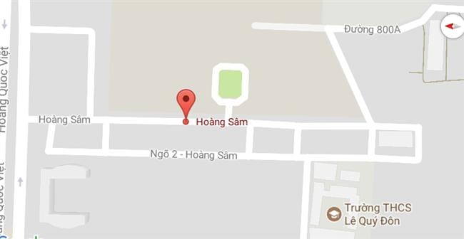 Phố Hoàng Sâm, quận Cầu Giấy, Hà Nội.