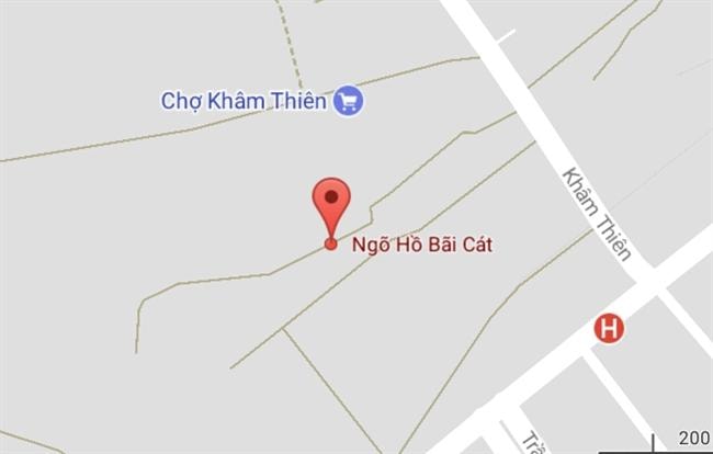 Ngõ Hồ Bãi Cát, quận Đống Đa, Hà Nội.