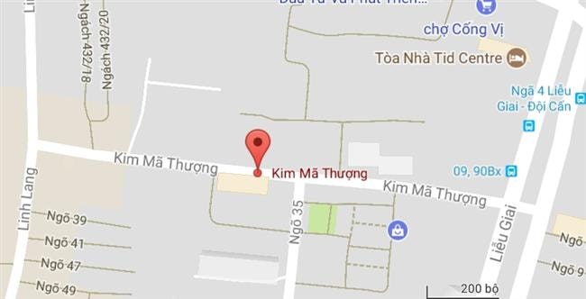 Phố Kim Mã Thượng, quận Ba Đình, Hà Nội.