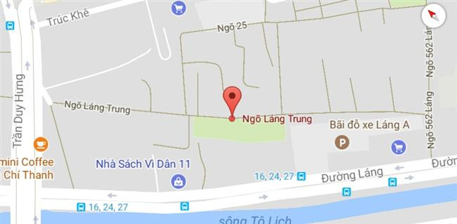 Ngõ Láng Trung, quận Đống Đa, Hà Nội