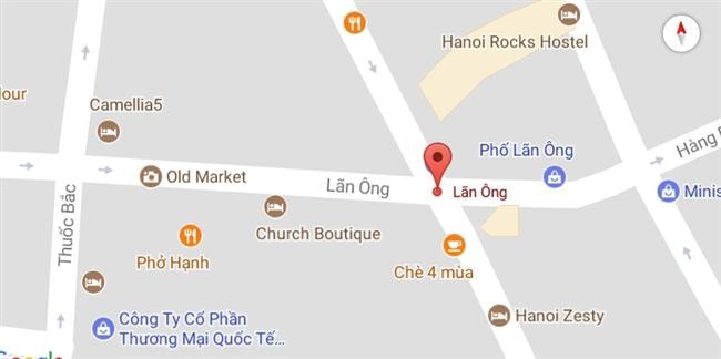 Phố Lãn Ông, quận Hoàn Kiếm, Hà Nội.