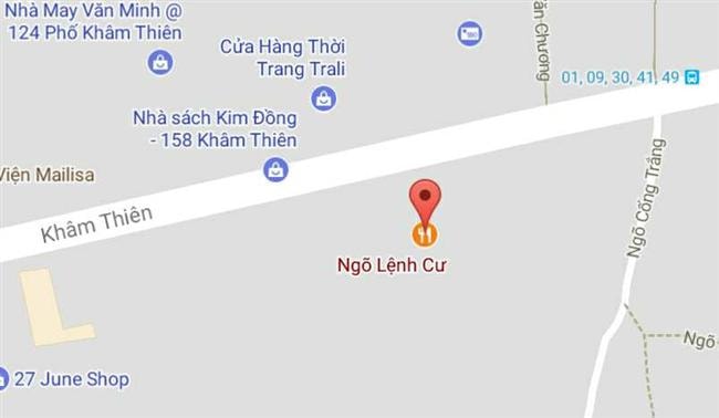 Ngõ Lệnh Cư, quận Đống Đa, Hà Nội