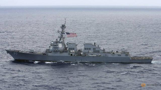 Tàu khu trục Mỹ lại tuần tra ở Biển Đông