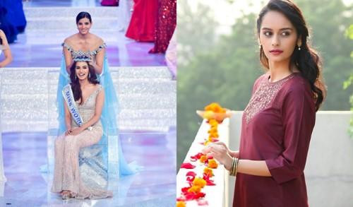 Cận cảnh nhan sắc hút hồn của người đẹp Ấn Độ vừa đăng quang Hoa hậu Thế giới 2017
