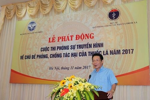 Phát động cuộc thi phóng sự truyền hình về phòng chống tác hại thuốc lá