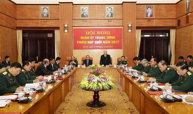 Tổng Bí thư chủ trì Hội nghị Quân ủy Trung ương phiên cuối năm