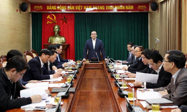 Ban Chỉ đạo Chương trình 01-CTr/TU của Thành ủy Hà Nội triển khai nhiệm vụ năm 2018