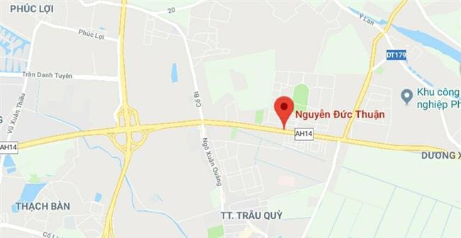 Đường Nguyễn Đức Thuận, huyện Gia Lâm, Hà Nội