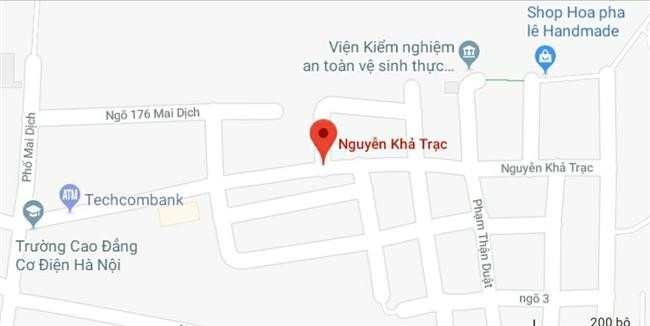 Phố Nguyễn Khả Trạc, quận Cầu Giấy, Hà Nội