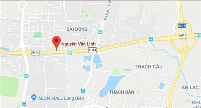 Đường Nguyễn Văn Linh, quận Long Biên, Hà Nội
