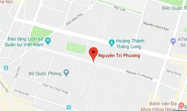 Phố Nguyễn Tri Phương, quận Ba Đình, Hà Nội