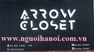 Số 93 Núi Trúc, Ba Đình, Hà Nội: Cửa hàng Arrow Closet