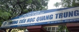 Số 6 Đặng Tiến Đông, Đống Đa, Hà Nội: Trường Tiểu học Quang Trung