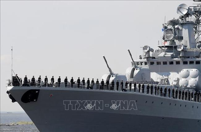 Lần đầu tiên Hạm đội phương Bắc Nga và Hải quân Nhật Bản tập trận chung