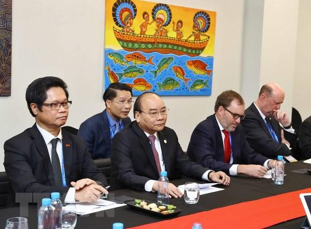 Thủ tướng Nguyễn Xuân Phúc tiếp Đoàn liên minh doanh nghiệp Hoa Kỳ