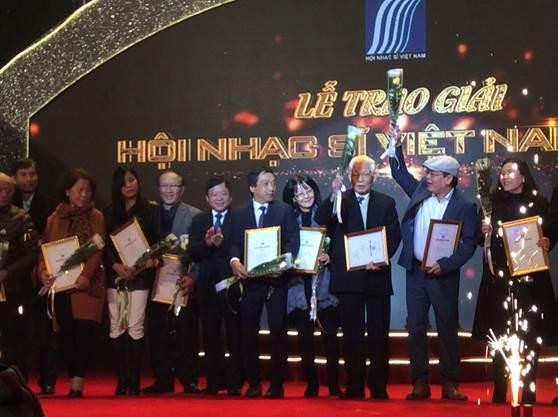 Công bố giải thưởng của Hội nhạc sĩ Việt Nam năm 2018