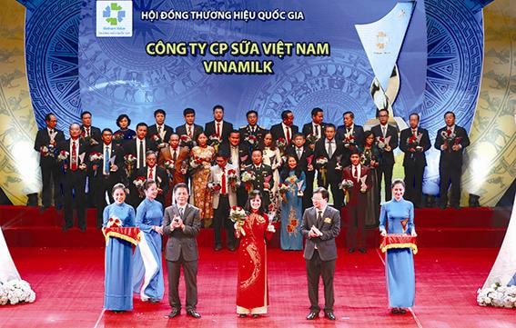 Vinamilk - 10 năm liên tiếp là thương hiệu quốc gia