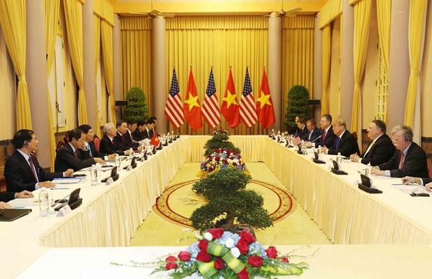 Tổng Bí thư, Chủ tịch nước Nguyễn Phú Trọng hội đàm với Tổng thống Hoa Kỳ
