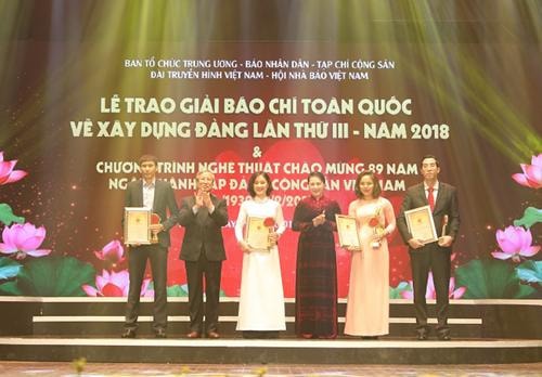 Phát động giải Báo chí xây dựng Đảng “Búa Liềm Vàng” năm 2019